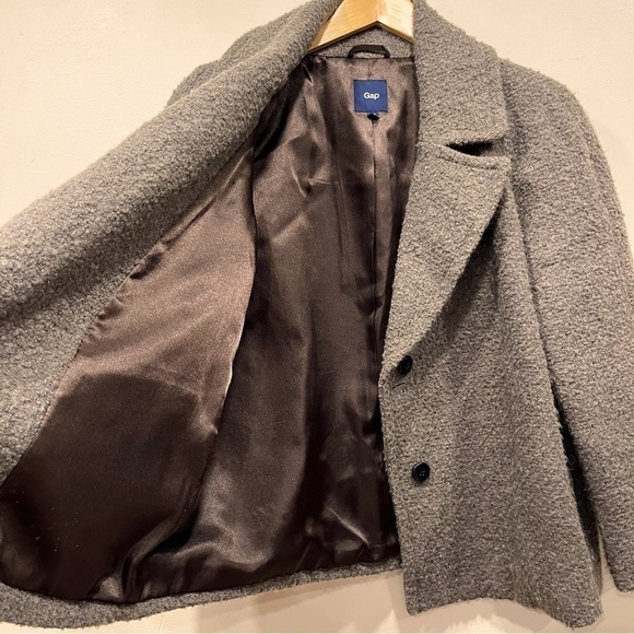 GAP brown boucle jacket size medium - Picture 4 of 8